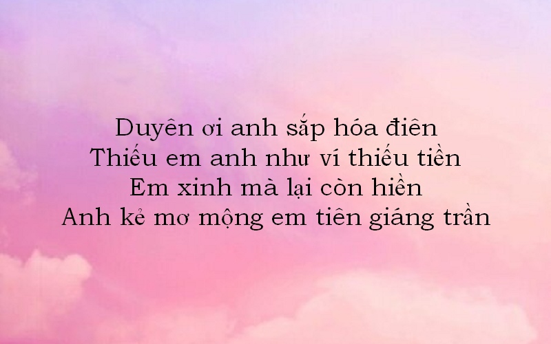 Top những bài thơ thả thính tên Duyên giúp bạn chinh phục nàng