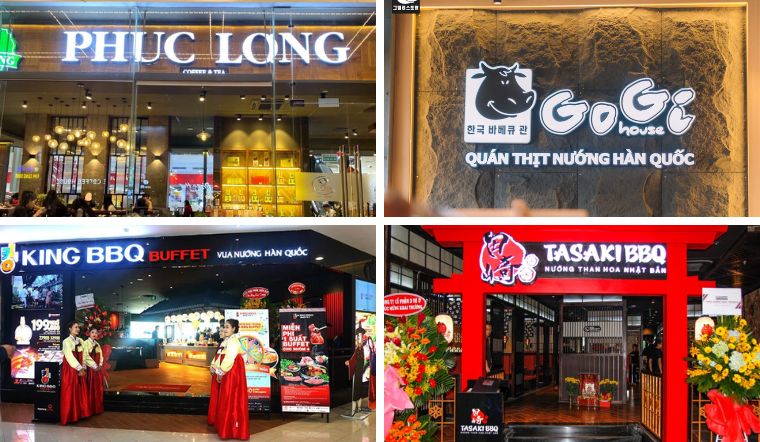 Vincom Plaza Quang Trung: Danh sách Ăn Uống và Giải Trí